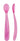 SOFT SILICON SPOON BI-PACK GIRL 6M+